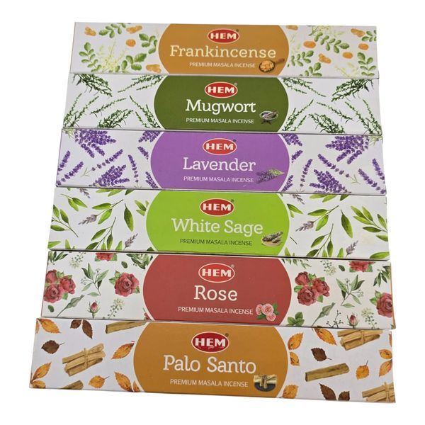 Набор пыльцевых благовоний Nature Series Incense Organic Blends Masala Incense, Масала HEM BZP-714 BZP-714 фото