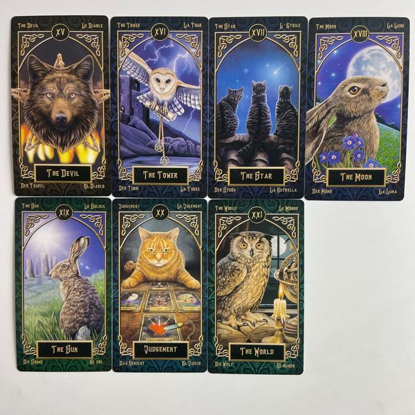 Таро Фамильяров, уменьшенная (Familiars Tarot by Lisa Parker) TR-B-351 BTR-B-351 фото
