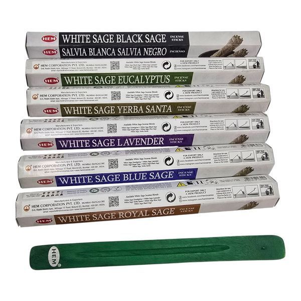 Набор пыльцевых благовоний Cleansing Collection White Sage, Масала HEM BZP-715 BZP-715 фото