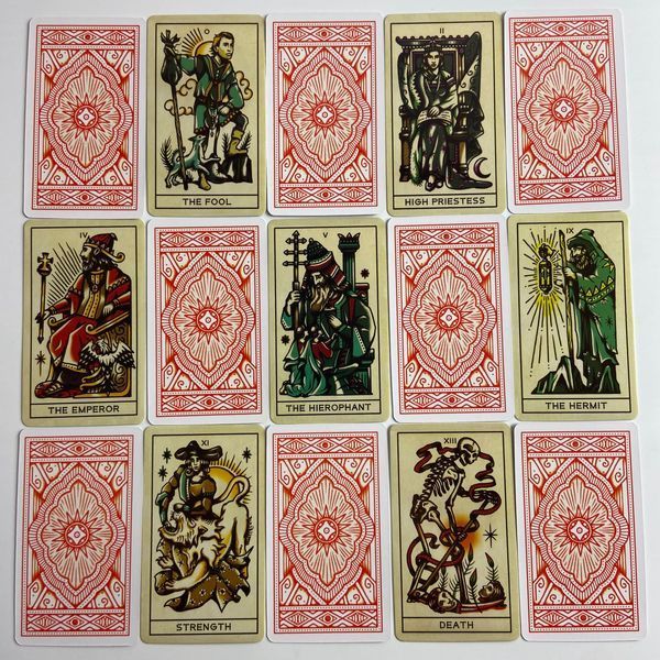Таро Тату "Чернила и Интуиция", уменьшенная (Tattoo tarot: ink & intuition) BTR-B-463 BTR-B-463 фото