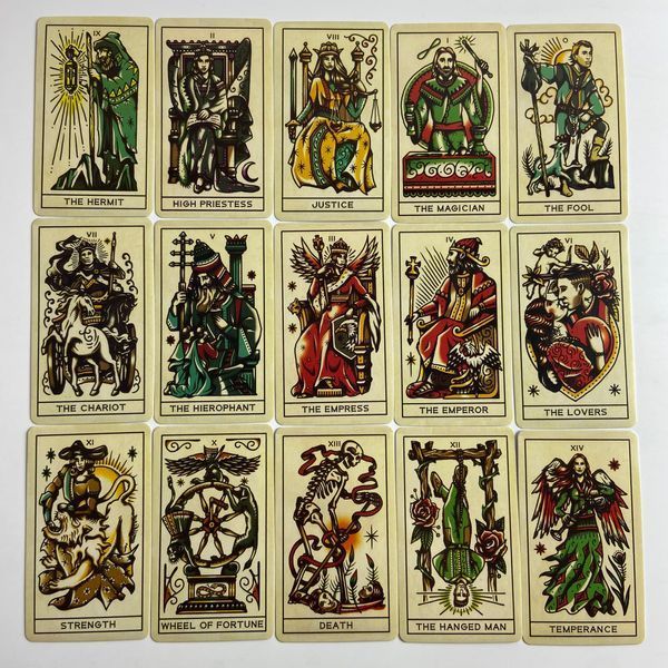 Таро Тату "Чернила и Интуиция", уменьшенная (Tattoo tarot: ink & intuition) BTR-B-463 BTR-B-463 фото
