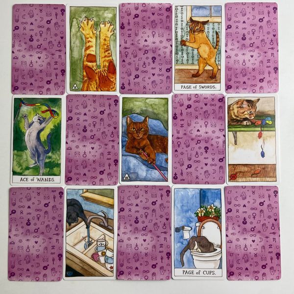 Таро Кішок, зменшена (Cat Tarot) BTR-B-354 BTR-B-354 фото