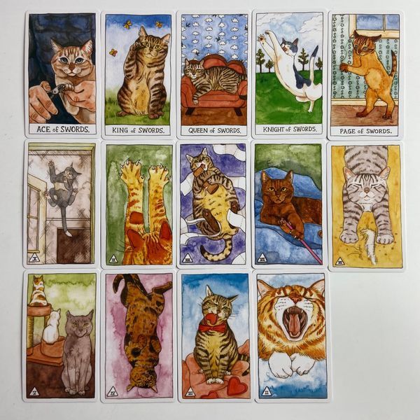 Таро Кішок, зменшена (Cat Tarot) BTR-B-354 BTR-B-354 фото