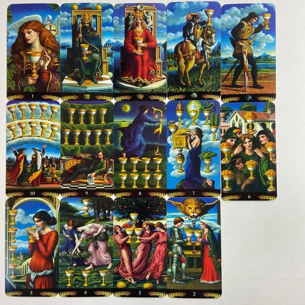 Таро Прерафаэлитов, Preraphaelite Tarot TR-B-88 BTR-B-88 фото