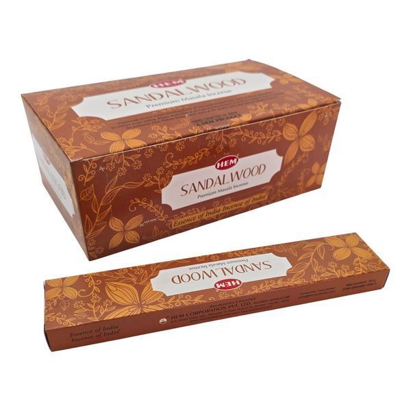 Пилкові пахощі Sandalwood Premium Masala Incense, Масала HEM (Сандалове дерево) BZP-976 BZP-976 фото
