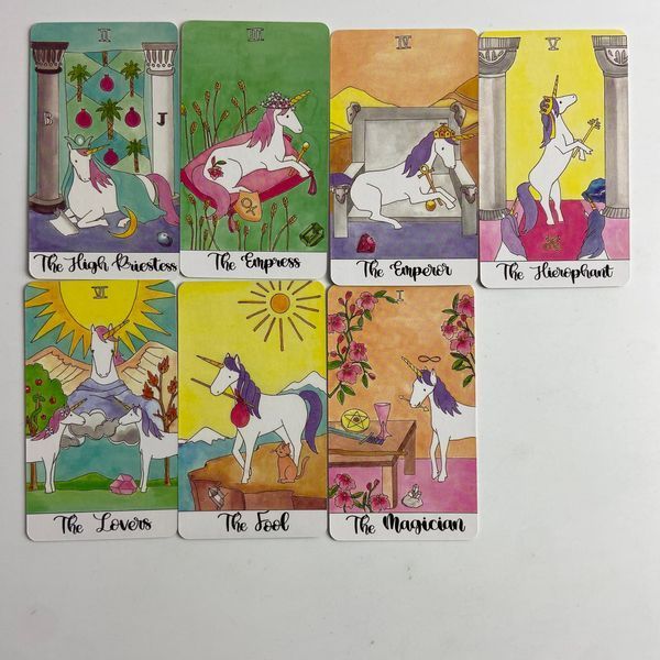 Таро Кришталевий Єдиноріг, зменшена (Crystal Unicorn Tarot) BTR-B-419 BTR-B-419 фото