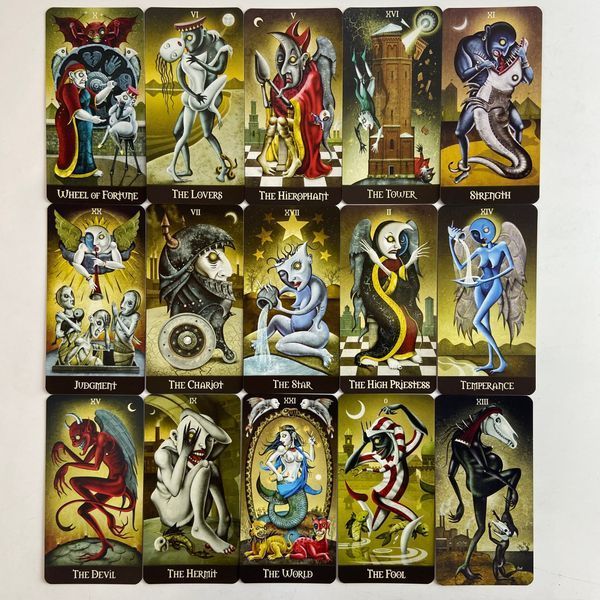 Таро Безумной луны, Deviant Moon Tarot TR-B-28 фото