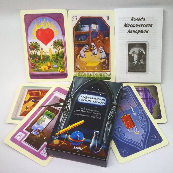 Карты оракул - Мистический Ленорман (Tarot Mystical Lenormand) cards-taro-9 фото