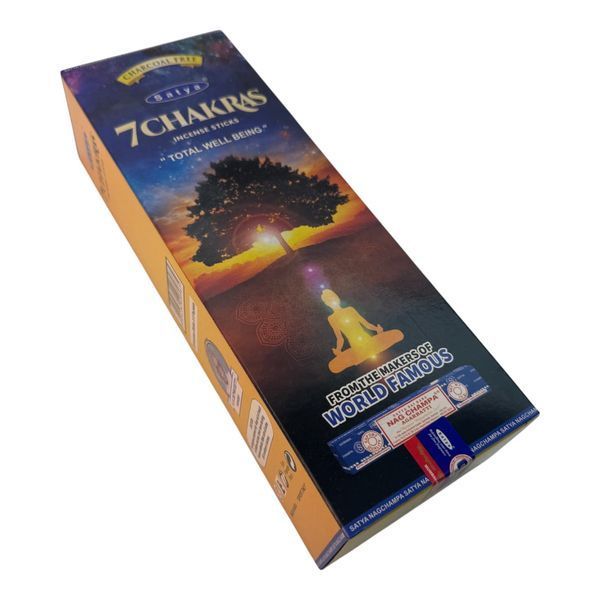 Пыльцевые благовония 7 Chakras, Масала Satya 20 шт/уп. (7 Чакр) BZP-344 BZP-344 фото