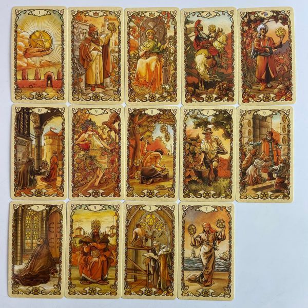 Таро Альфонса Мухи, уменьшенная (Tarot Mucha) TR-B-368 BTR-B-368 фото