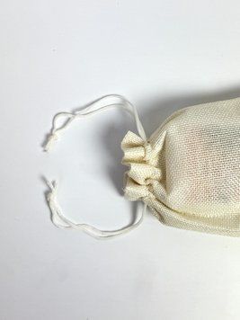 Мішечок льняний для карт таро, молочний (17,5*12,5 см) M-AS-5 BM-AS-5 фото