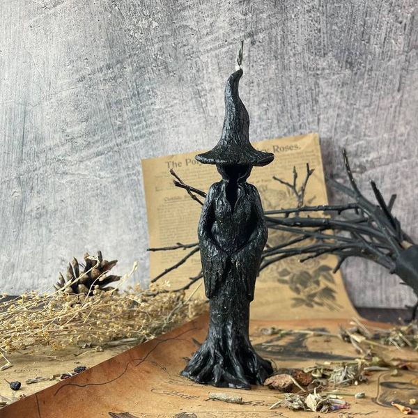 Набор восковых черных свечей Ведьма и Метла BVOSK-fig-140 BVOSK-fig-140 фото