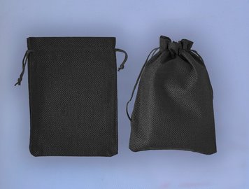 Льняной мешочек для карт таро, черный (175 х 125 мм) accessories-taro-10 фото