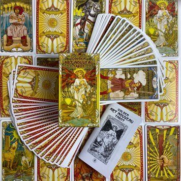 Таро Золотое таро Райдера Уэйта Ар Нуво (Golden Art Nouveau Tarot) TR-B-668 BTR-B-668 фото