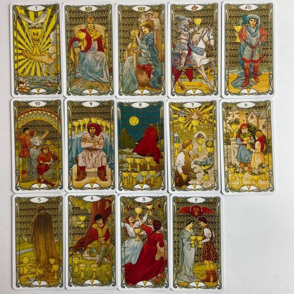 Таро Золотое таро Райдера Уэйта Ар Нуво (Golden Art Nouveau Tarot) TR-B-668 BTR-B-668 фото