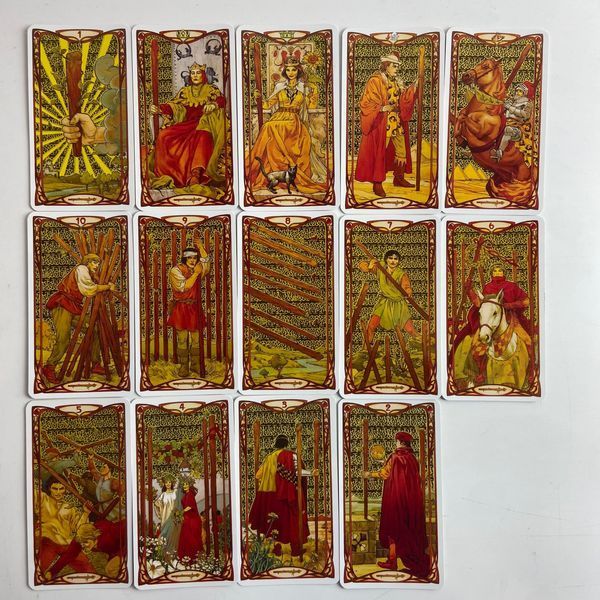 Таро Золотое таро Райдера Уэйта Ар Нуво (Golden Art Nouveau Tarot) TR-B-668 BTR-B-668 фото