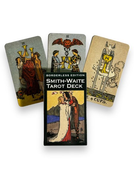 Карты таро - Безрамочное Таро Смита-Уэйта, уменьшенная (Smith-Waite Tarot Deck Borderless) TR-B-402 фото