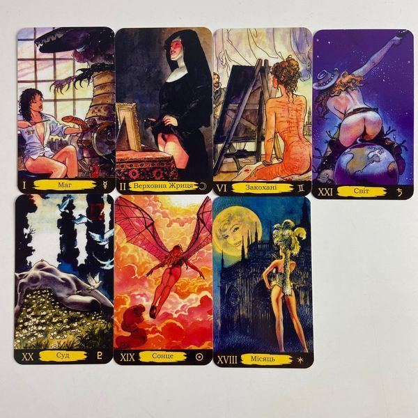 Таро Манара, Erotic Tarot of Manara (Українська версія) TR-B-752 BTR-B-752 фото