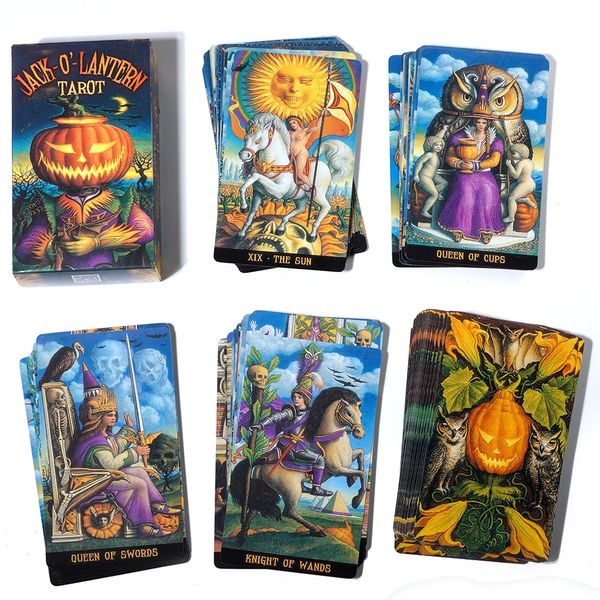 Карты таро - Джека-Фонаря, уменьшенная (Jack-O’-Lantern Tarot) TR-B-443 фото