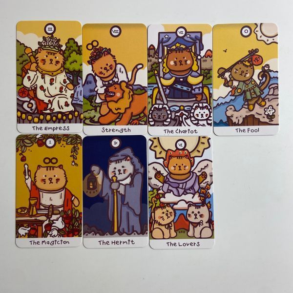 Таро Котяче, зменшена (Cattitude Tarot) BTR-B-527 BTR-B-527 фото