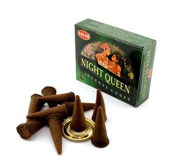 Арома-конуси Night queen Dhoop Cones, HEM (Нічна Королева) ZP-748 BZP-748 фото