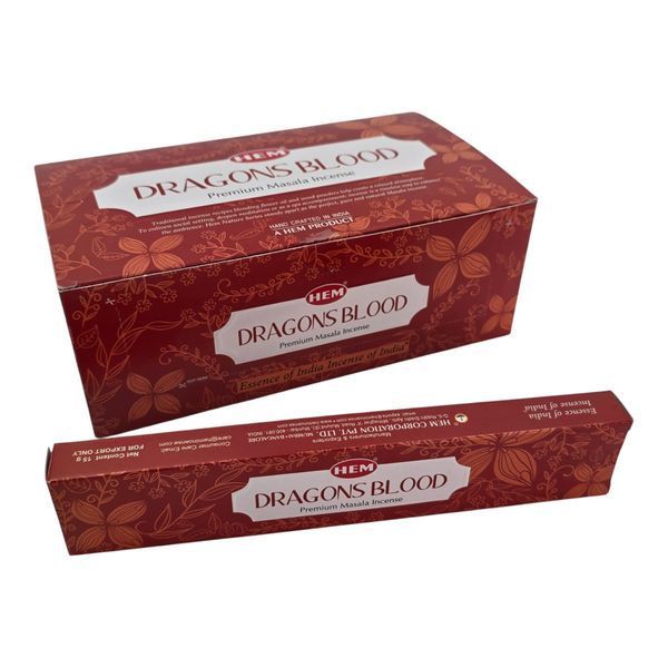 Пилкові пахощі Dragon's Blood Premium Masala Incense, Масала HEM (Кров дракона) BZP-959 BZP-959 фото