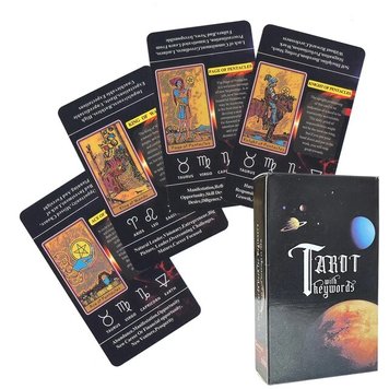 Карти таро - З ключовими словами, зменшена (Tarot With Keywords) TR-B-403 фото